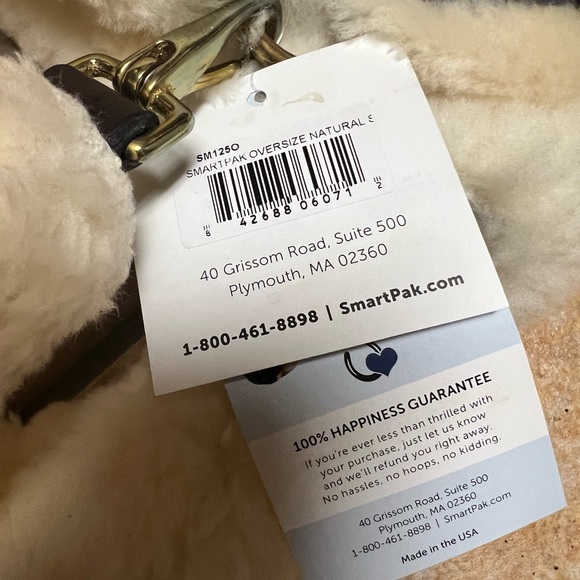 Smartpak Sheepskin Shipping Halter - Picture 2 of 6